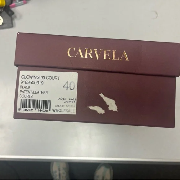 *Like New* Carvela Black Patent Heels for Women - Picture 3 of 7
